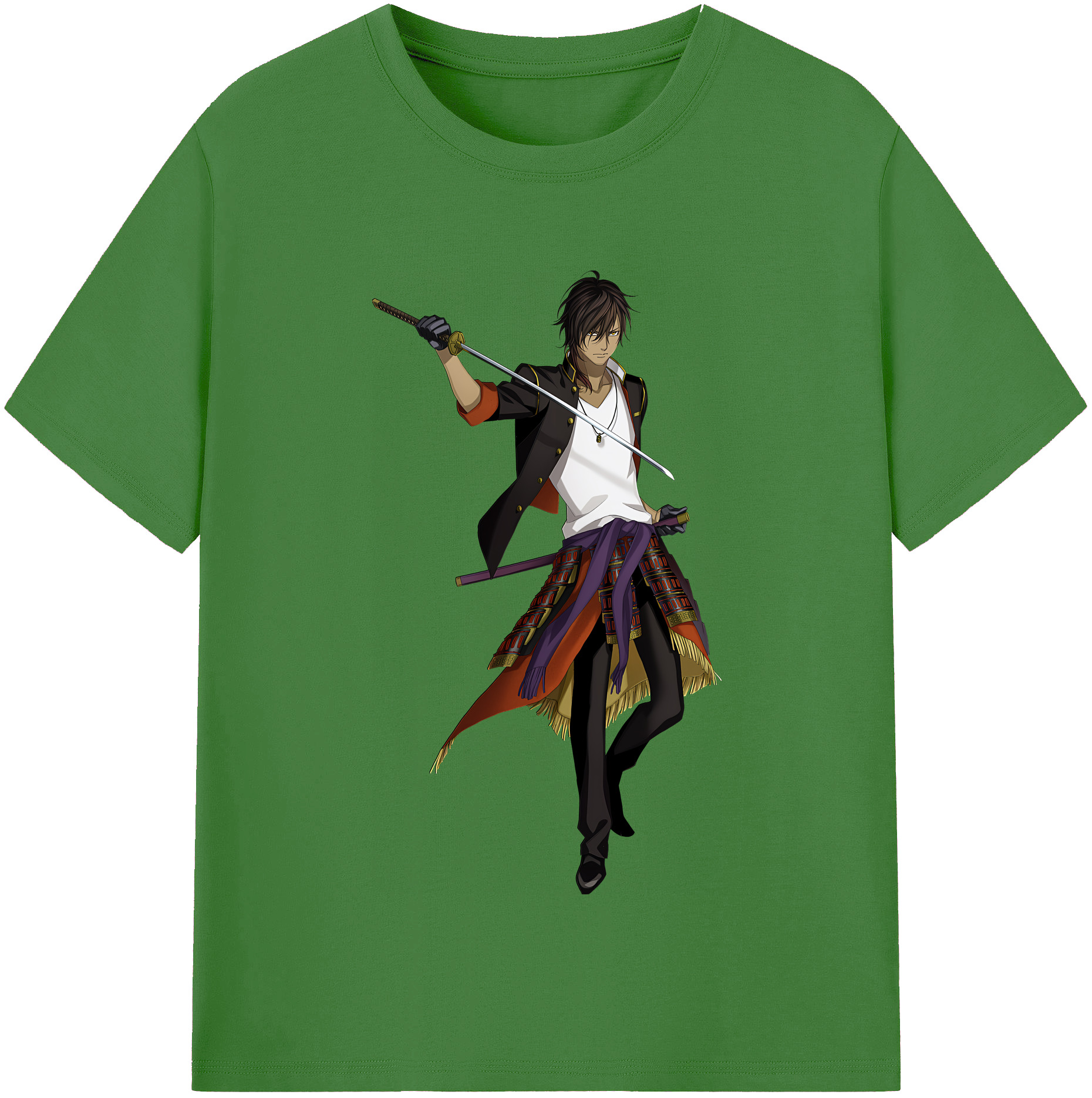 （画像用） 刀剣乱舞 Touken Ranbu レディースカジュアルプリントTシャツ（綿100％）